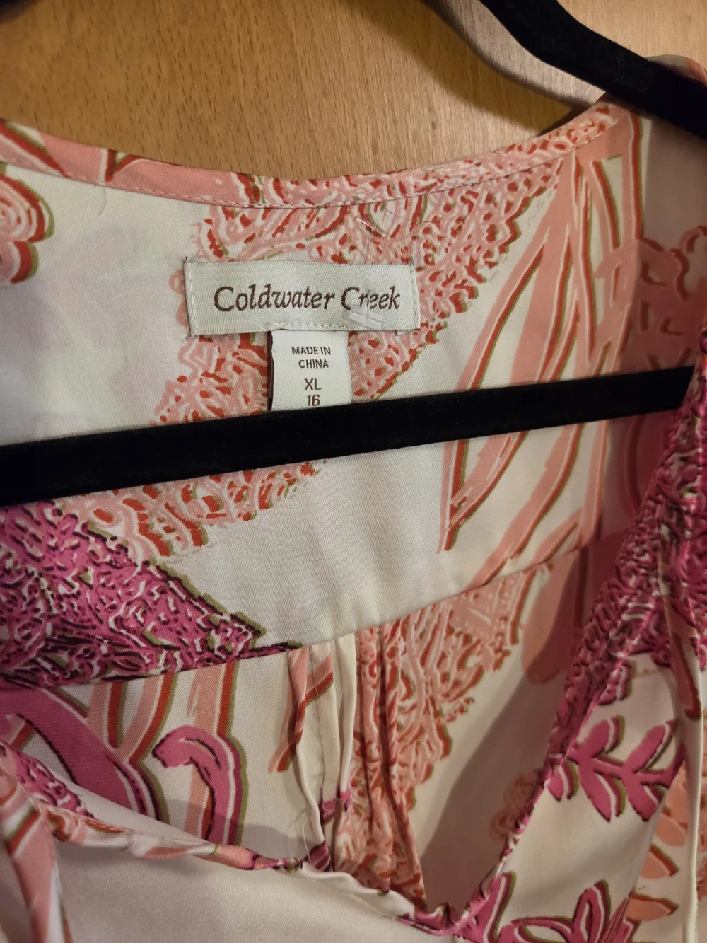 Coldwater Creek floral sleeveless